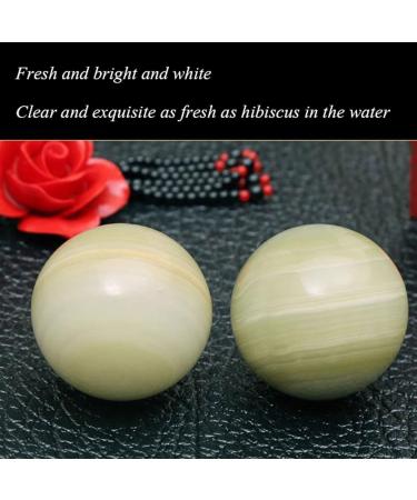 Unbit Baoding Balls - Marble Green Stress Balls for Adults | Decompression Hand Exercise | 50mm Chinese Sports Massage Ball - Buy Online on GoSupps.com