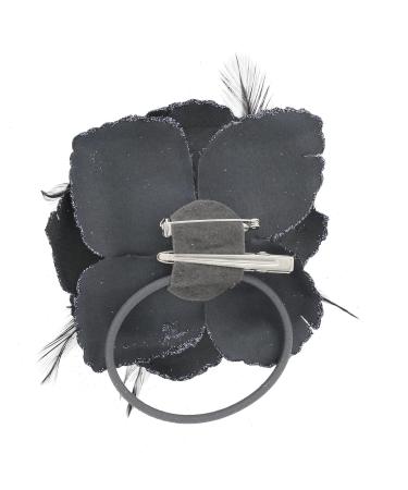 Topkids Rose Flower Hair Clip for Women & Girls | Gray Accessory for Weddings Proms & Special Occasions - Buy Online on GoSupps.com