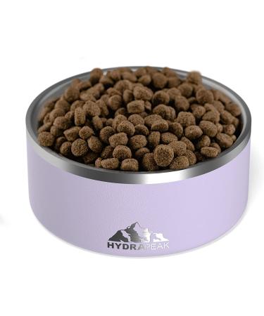 Hydrapeak Non-Slip Stainless Steel Dog Bowl - 8 Cup Orchid | For Water or Food - Buy Online on GoSupps.com