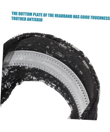 minkissy Wide Lace Headband Womens Fashion Headbands Hair Scrunchies for Women's Hair Black Girl Hair Accessories Black Headbands for Women Girl Headbands Girls Headband Women Headdress - Buy Online on GoSupps.com