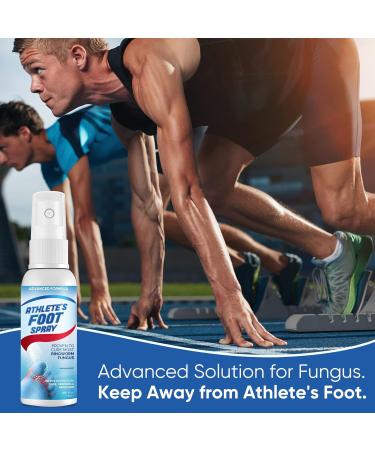 Athlete's Foot Spray 30ml - Easy Treatment for Foot Fungus - Blue - Buy Online on GoSupps.com