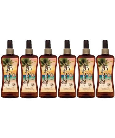 Panama Jack Sunscreen Tanning Oil - SPF 4 PABA Paraben Gluten & Cruelty Free Antioxidant Formula with Exotic Oils and Fruit & Nut Extracts 8 FL OZ 8 Fl Oz (Pack of 1) - Buy Online on GoSupps.com