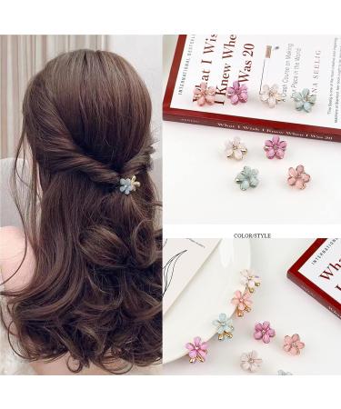 Cute Butterfly Hair Claw Clips - 8 Pack Strong Hold Barrettes for Girls and Women - Buy Online on GoSupps.com