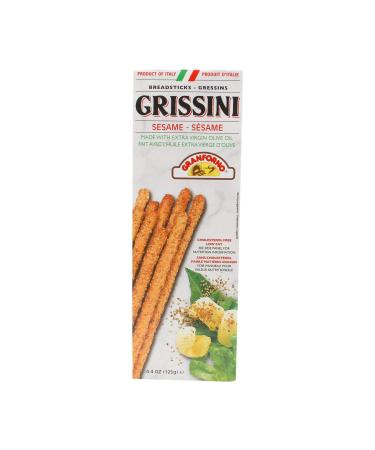 Granforno Grissini Sesame Breadsticks - 125g - Pack of 4