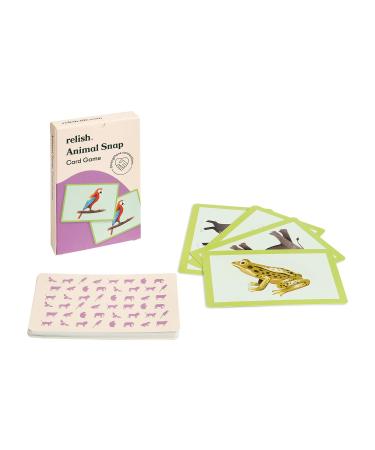 Relish Animal Snap Large Image Card Games  Alzheimers Products & Dementia Activities/Toys for Seniors