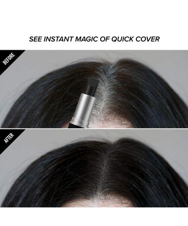 KISS Quick Cover Gray Hair Root Touch Up Stick - 2 Pack (Black) - Buy Online on GoSupps.com