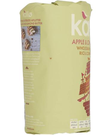 Kallo Apple & Cinnamon Wholegrain Rice & Corn Cakes 127g - Healthy Snack Option - Buy Online on GoSupps.com