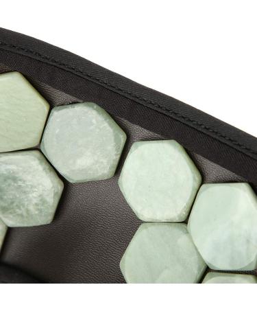 Natural Jade Stone Eye Mask with Germanium and Magnetic Therapy for Skin Care and Healing - Jade Eye Mask - Buy Online on GoSupps.com