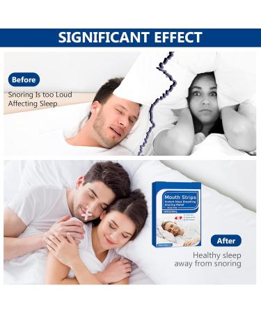 Sleeping Mouth Tape - Anti Snoring Strips for Improved Nasal Breathing & Better Nighttime Sleep - Buy Online on GoSupps.com
