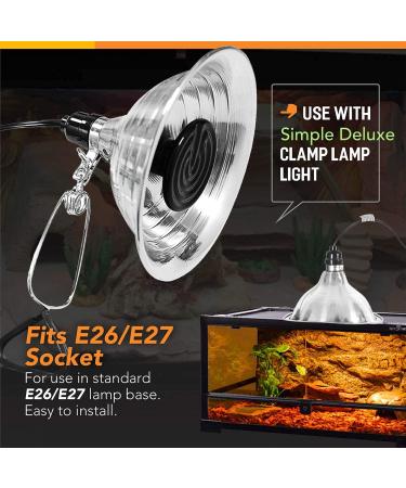 150W Ceramic Heat Bulb Set for Reptiles - Includes Clamp Light, Thermostat, and Thermometer - Buy Online on GoSupps.com