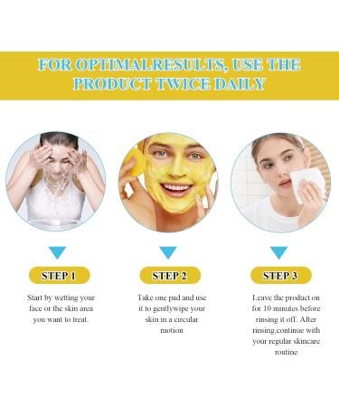 wimony Kojic Acid and Turmeric Pads Kojic Acid and Turmeric Cleansing Pads Turmeric Kojic Acid Cleansing Pads Turmeric and Kojic Acid Cleansing Pads Helps Balance Skin Oil and Water(80 Pads) - Buy Online on GoSupps.com