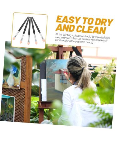 Ciieeo 48pcs Eyeshadow Brush Hand Tools Portable Paint Eye Shadow Brush Plastic Handle Mix - Buy Online on GoSupps.com