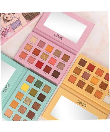 Beatifufu 1pc 15 Eyeshadow Palette Makeup Accessories Glitter Eye Eyeshadow Female Eyeshadow Cosmetic Pallet - Buy Online on GoSupps.com