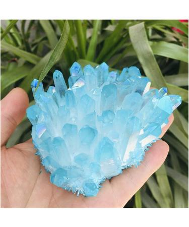 Natural Crystal Rough Natural Crystal Cluster White Specimen Ore Quartz Reiki Stone Raw Crystal Home Decor 300-400g - Buy Online on GoSupps.com