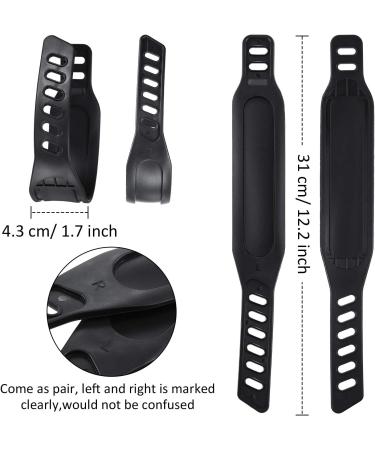 2 Pairs Universal Exercise Bike Pedal Straps - 1.7 x 12 Inch for Home or Gym Cycle - Buy Online on GoSupps.com
