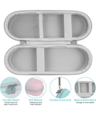 LOPHE Electric Toothbrush Travel Case Dustproof Toothbrush Storage Holder Portable Toothbrush Protective Cover Bag Electric Toothbrush Case Container for Business Camping Travel (Green Pink) - Buy Online on GoSupps.com