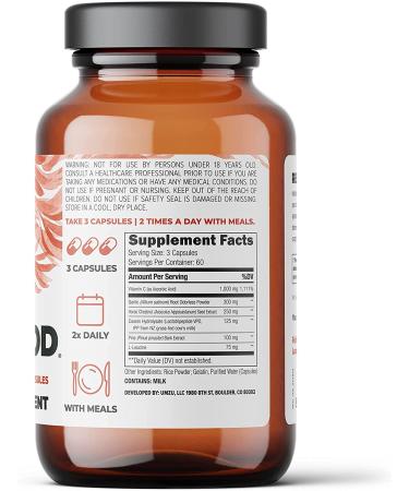 UMZU Redwood Nitric Oxide Booster Capsules - 30 Day Supply | Circulatory Support N.O. Supplement - Buy Online on GoSupps.com