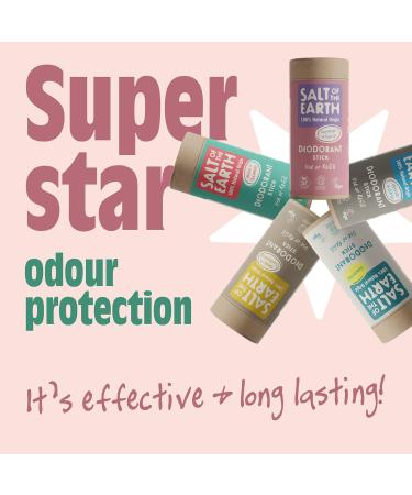 Salt Of the Earth Melon & Cucumber Natural Deodorant Stick Refill | Vegan & Long Lasting | Leaping Bunny Approved | 75g - Buy Online on GoSupps.com