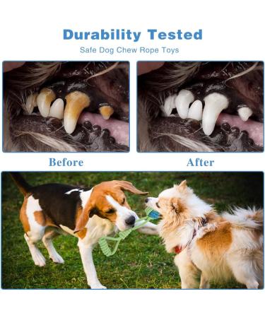 Dog Rope Toys Puppy Toys 6PCS Small Dog Cotton Rope Chewing Toys Puppy Dog Chew Toys Teething Training Dog Tug Rope Interactive Dog Rope Toys Indestructible Natural Cotton Rope for Small Medium Dogs - Buy Online on GoSupps.com