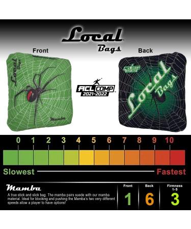 Lime Mamba Series ACL Comp Approved Cornhole Bags 2021-2022 - Set of 4, Made in USA - Buy Online on GoSupps.com
