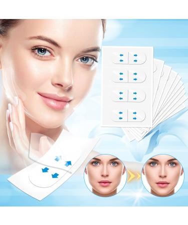 Face Tape Lifting Invisible  Face Lift Tape Invisible  Facelift Tape for Face Invisible  Neck Face Facial Lifting Tape Instant Secret Make Up Stickers Patch for Double Chin Jowls Waterproof 100PCS