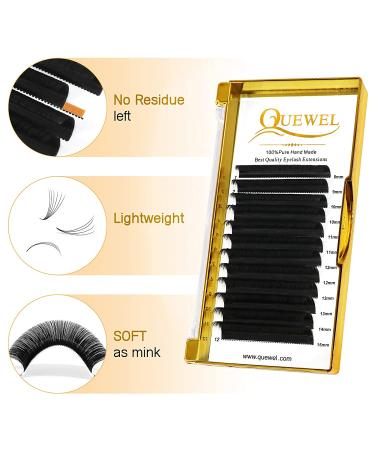 Easy Fan Volume Lashes 0.07D Mix8-15 | Long Lasting Blooming Lashes - 2D-20D Self Fanning Volume Extensions - Matte Black - Buy Online on GoSupps.com
