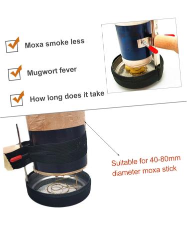 Fomiyes Moxibustion Tool Set - Stainless Steel Rings & Moxa Fastening Frame for Wellness Gifts - International Shipping Available - Buy Online on GoSupps.com