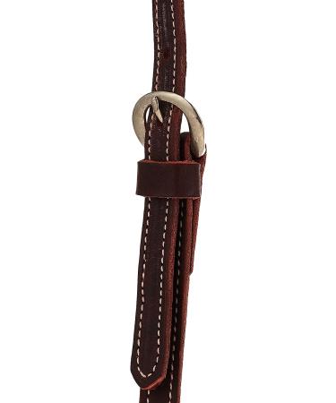 Weaver Leather Latigo Flat Sliding Ear Headstall - Burgundy, One Size - Buy Online on GoSupps.com