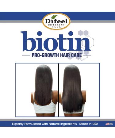 Difeel Pro-Growth Biotin Shampoo & Conditioner Set - 33.8oz Gift Set for Thinning Hair Sulfate Free Best for Hair Loss International Shipping Available - Buy Online on GoSupps.com