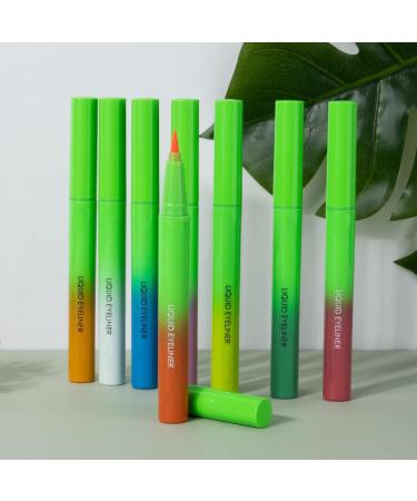 Matte Colored Liquid Eyeliner Pens | Colored Neon Liquid Eyeliners Pen 8x | Long-lasting vibrant eye makeup for women - Buy Online on GoSupps.com