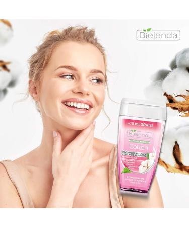 Bielenda BOUQUET NATURE - Soothes And Alleviates Irritation Removes Signs Of Eye Fatigue And Puffiness - Cotton Gentle Double Phase Liquid Make Up Remover - 140 ml - Buy Online on GoSupps.com