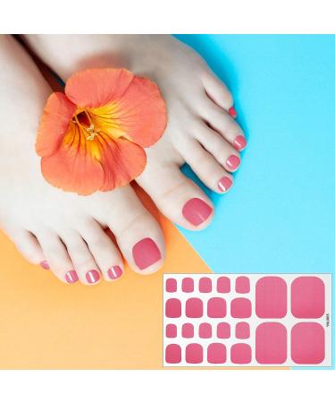 Vintage Style Toenail Polish Stickers - 308 Pieces, 14 Sheets Adhesive Toe Nail Wraps for DIY Glitter Manicure Decal, with 2 Nail Files - Girls Nail Polish Strips - Buy Online on GoSupps.com