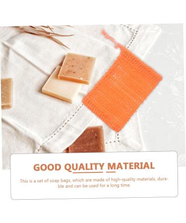 AUTSUPPL 5pcs Soap Storage Bag Soap Saver Net Soap Bag for Shower Pouch Shower Soap Cotton Linen - Buy Online on GoSupps.com