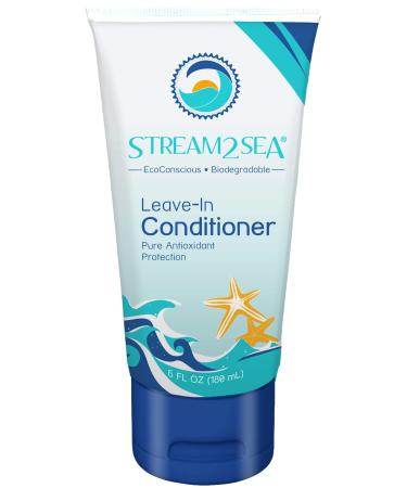 Leave-In Conditioner Detangles & Replenish Hair Moisturizer Natural Reef Safe Formula For Dry and Damaged Hair | 6 oz Paraben Free with UV Protection Hair Conditioner For All Hair Types by Stream2Sea 6 Fl Oz (Pack of 1)