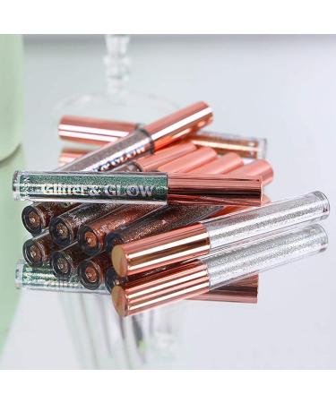 Liquid Eyeshadow Set 10 Colors Eyeshadow Set - Liquid High-pigmented and Waterproof Long Lasting Quick-Drying Eyeshadow Holographic - Buy Online on GoSupps.com