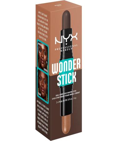 NYX Highlight & Contour Stick Deep 07 - Vegan Wonder Stick for Brightening and Shaping - Buy Online on GoSupps.com