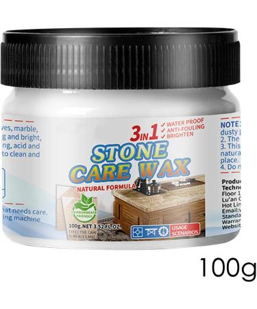 Stone Polishing Wax Granite Polish Wax Stone Maintenance Polishing Wax Stone Restoration Care Wax Granite Cleaner and Polish for Marble Furniture Ceramic Tiles Stone Floor Stone Walls - Buy Online on GoSupps.com