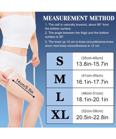 Kniebandage Set 2 Pack - Non-Slip Knee Supports for Men & Women | Relieve Pain for Running Walking Hiking Weightlifting & Sports XL - Buy Online on GoSupps.com