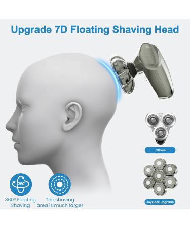 Head Shaver for Men Upgraded 7D Rotary Head Shaver for Bald Men IPX7 Waterproof Wet/Dry Electric Razor with LED Display Rechargeable&Detachable Beard Grooming Kit Type-C Charge for Home Travel - Buy Online on GoSupps.com