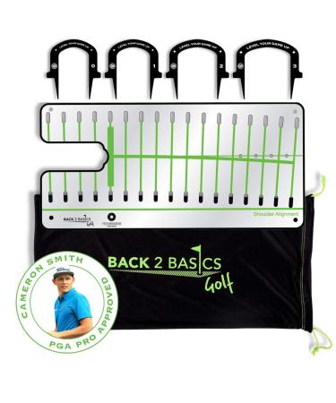 Pro Path Golf Putting Mirror - Portable Golf Training Aid - Swing Trainer Alignment Mirrors - Golfing Accessories Indoors Outdoors - Golf Training Equipment - Pro Path Putting Mirror & Gates - Buy Online on GoSupps.com