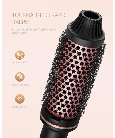 1.5 Inch Volumizing Ceramic Tourmaline Ionic Curling Iron - Dual Voltage 10 Temp Settings LCD Display | Perfect for Travel - Buy Online on GoSupps.com