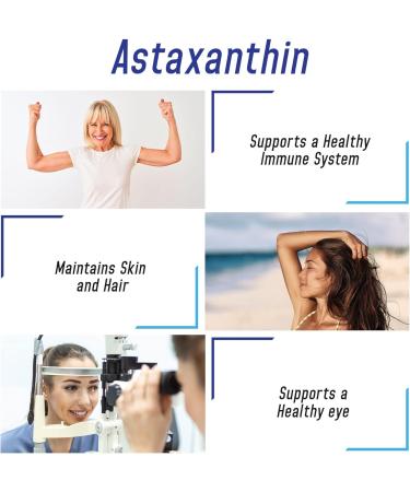 Astaxanthin 10mg Softgel - 90 ct - Antioxidant Supplement for Exercise Recovery & Health - Buy Online on GoSupps.com