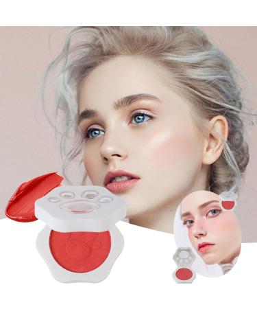 Weppduk Matte Blush Cream to Powder Blush - Lip and Cheek Tint Matte Mud | Natural Cat Claw Blush Cream for Stage Makeup Daily Use - Buy Online on GoSupps.com