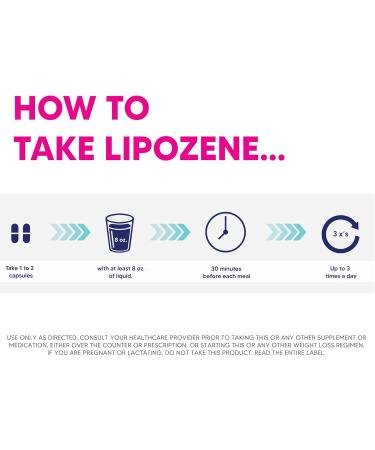 Lipozene Diet Pills - Weight Loss Supplement - 4 Bottles of 30 Capsules Each a Total of 120 Capsules! 30 Count (Pack of 4) - Buy Online on GoSupps.com