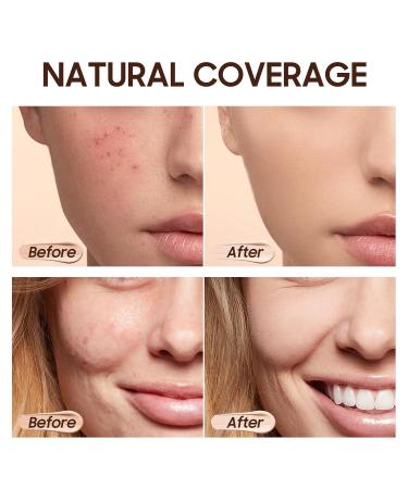 Fanterday Air Cushion CC Cream (Natural) With Fanterday Liquid Foundation (#104 Buff Beige) - Buy Online on GoSupps.com