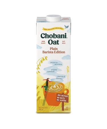 Chobani Oat Milk Barista Edition - Shelf Stable Non-Dairy Creamer (Pack of 6) - Buy Online on GoSupps.com