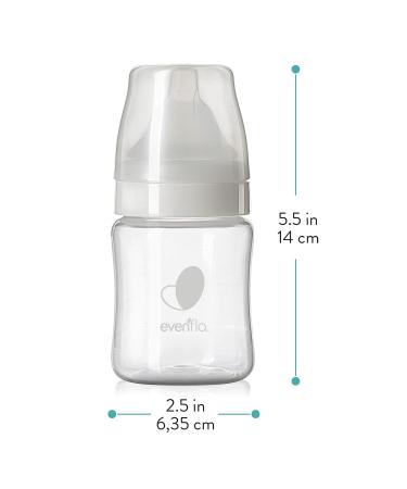 Evenflo Feeding Premium Proflo Venting Balance Plus Wide Neck Bottles - 5oz (Pack of 6) - Pediatrician Approved Infant Bottles for Newborns - Buy Online on GoSupps.com