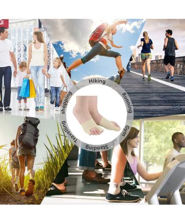 Hallux Valgus Bandage - Comfortable & Breathable Double Toe Foot Cover | Big Foot Correction with Shared Insole | Fits Sizes 38-43 - Buy Online on GoSupps.com