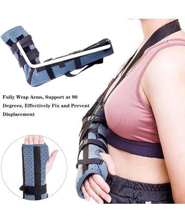 SFKLYU Shoulder Immobilizer Sling - Arm Brace for Fractures Post Surgery Recovery Tendonitis & Bursitis | Small Size - Buy Online on GoSupps.com