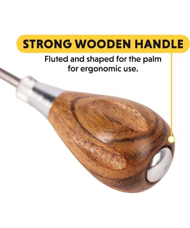 General Tools Scratch Awl Tool with Hardwood Handle - Scribe  Layout Work  & Piercing Wood - Alloy Steel Blade 1 Steel - Buy Online on GoSupps.com
